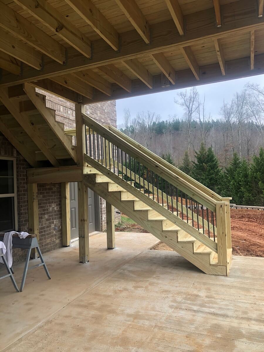 New Stairs and Railing